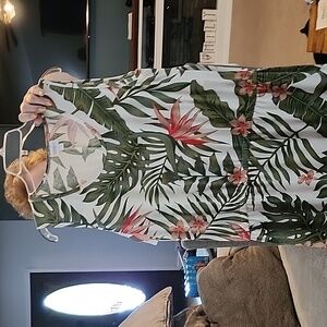 Floral print midi dress